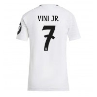 Camiseta Real Madrid Vinicius Junior #7 Primera Equipación Replica 2024-25 para mujer mangas cortas